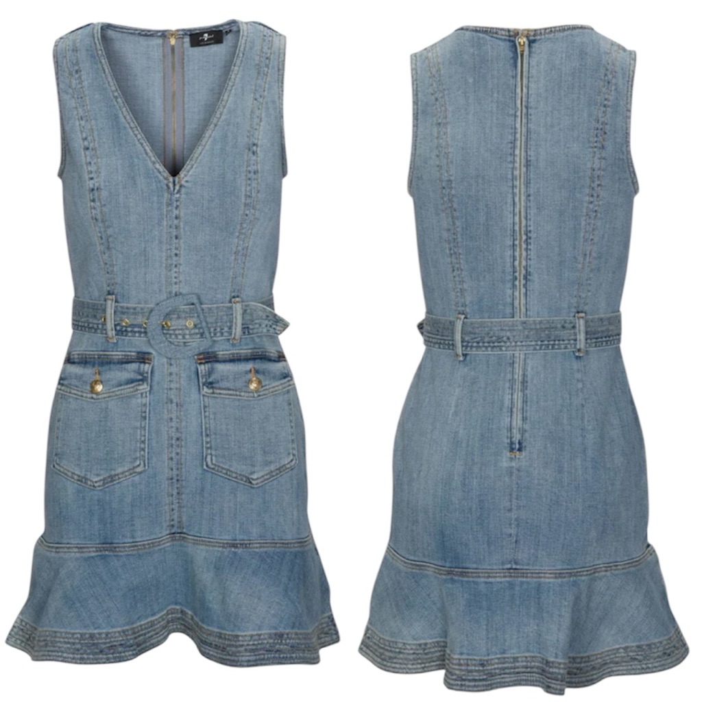 7 For All Mankind Patch Pocket Dress